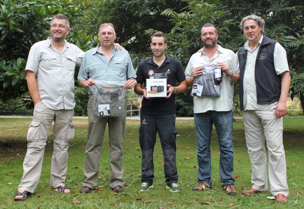Imagen de los ganadores del torneo Miguel Pesca.