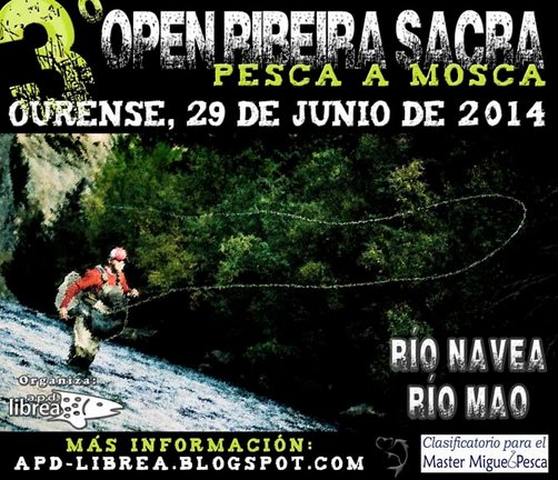 3º Open Ribeira Sacra de pesca a mosca