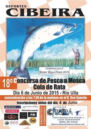 deportes Cibeira concurso de pesca a mosca cola de rata